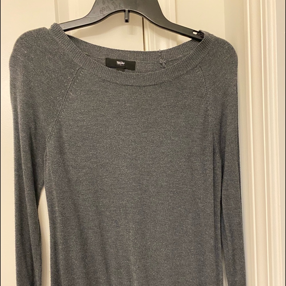Gray sweater